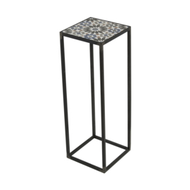 Zuil Ibiza Pillar, blacksmith met keramiek 60 cm