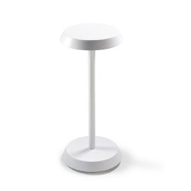 Buitenlamp Bateria led, mat wit