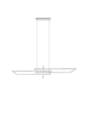 Trio lighting hanglamp Salinas led, mat wit met switch dimmer
