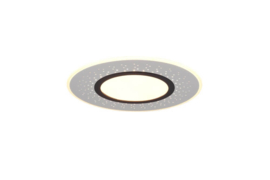 Trio lighting plafondlamp Verus led, mat nikkel 49 cm incl. afstandsbediening