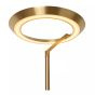 Lucide vloerlamp Celeste led, mat goud-messing