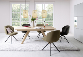 Fischer&honsel hanglamp Calla, 3-lichts zwart