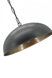 Toplicht hanglamp Lennox small black - inside bronze 50 cm