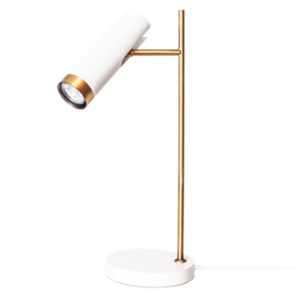 By Rydéns tafellamp Puls, wit - goud incl. licht bron