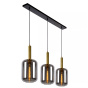 Lucide hanglamp Joanet 3-lichts, rookglas