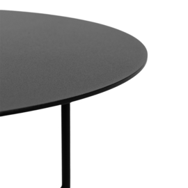 Spinder design Bijzettafel Mira low, zwart