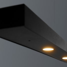 Escale hanglamp Speed led, zwart