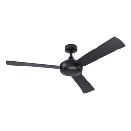 Elstead lighting plafond ventilator Pilote, mat zwart