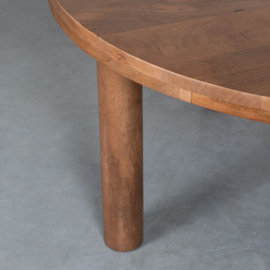 Label 51 Eettafel Elly, nature smooth mangohout 140 cm