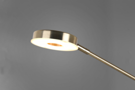 Trio lighting vloerlamp Barrie led, 2-lichts mat messing