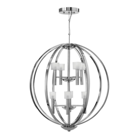 Elstead lighting hanglamp Mondo led, 8-lichts