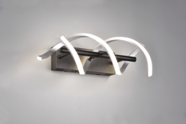 Trio lighting wandlamp Sequence led, geborsteld aluminium incl. switch dimmer
