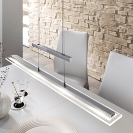 Fischer&honsel hanglamp Tenso TW led, nikkel incl. pushdimmer