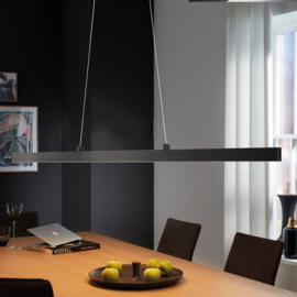 Fischer&honsel hanglamp Orell led, anthrazit incl. switch dimmer