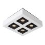 Lucide plafondspot Xirax led, 4-lichts wit