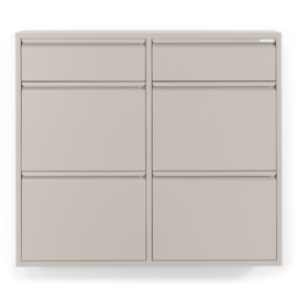 Spinder design Schoenenkast Billy 6, silky taupe