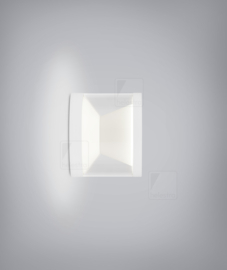 Helestra wandlamp  Poro led kleur mat wit acryl glas