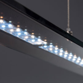 Fischer&honsel hanglamp Tenso TW led, zwart incl. pushdimmer
