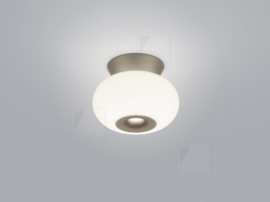 Helestra plafondlamp Sapo led kleur caffee opal glas