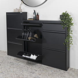 Spinder design Schoenenkast Billy 6, zwart