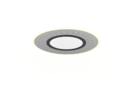 Trio lighting plafondlamp Verus led, mat nikkel 49 cm incl. afstandsbediening