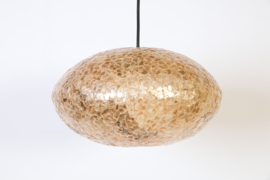 WF Light hanglamp Apollo, amber parlemoer