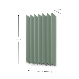 Spinder design + BUDDE - SENSU Kapstok L - dusty green