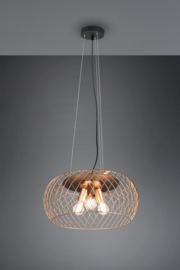 Trio lighting hanglamp Tamil, mat messing