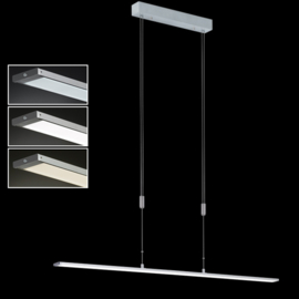 Fischer&honsel hanglamp Metz TW led, mat nikkel incl. pushdimmer