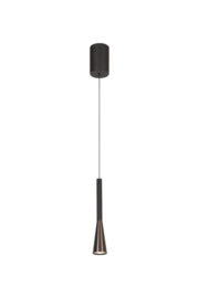 Lucide JOAKIM - Hanglamp - Ø 7,7 cm - LED Dimb. - CCT - 1x7W 2700K/4000K, kleur koffie