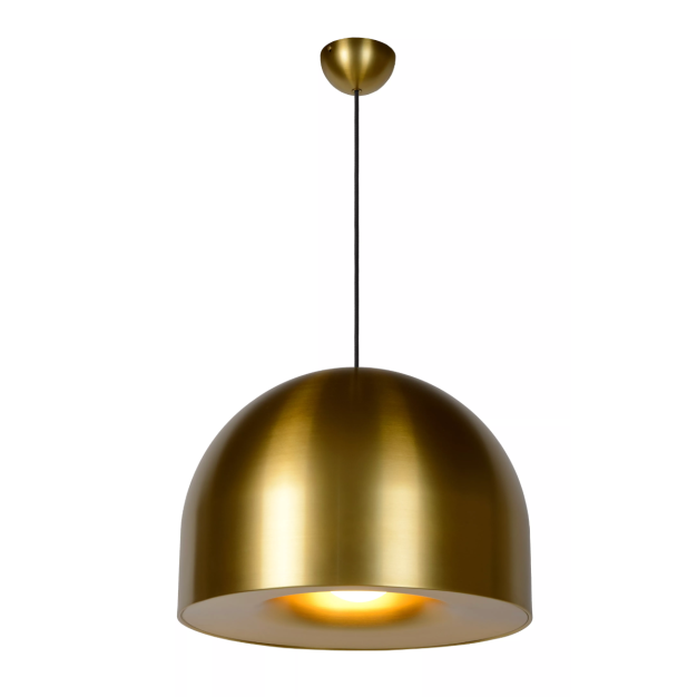 Lucide hanglamp Akron, mat goud/messing