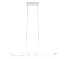 Trio lighting hanglamp Albany led, wit incl. afstandsbediening