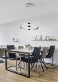 Trio lighting hanglamp Parma led, chroom
