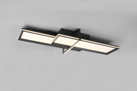 Trio lighting plafondlamp Charleston led, zwart
