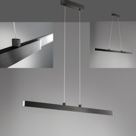 Fischer&honsel hanglamp Orell led, anthrazit incl. switch dimmer