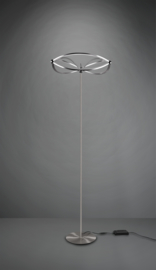 Trio lighting vloerlamp Charivari led, mat nikkel