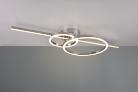 Trio lighting plafondlamp Montilla led, chroom incl. afstandsbediening