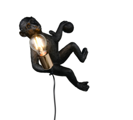 Trio lighting wandlamp Louy, zwart
