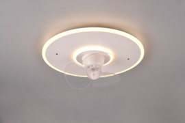 Trio lighting plafond ventilator Nybro led, wit incl. afstandsbediening 50 cm