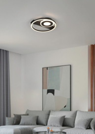 Trio lighting plafondlamp Horus led, zwart