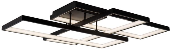Lucide plafondlamp Lokero led, zwart