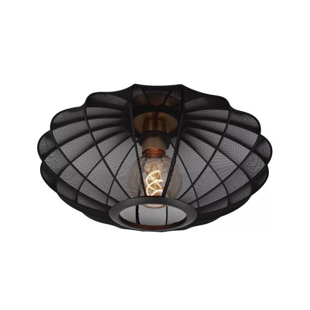 Lucide plafondlamp Corina, zwart