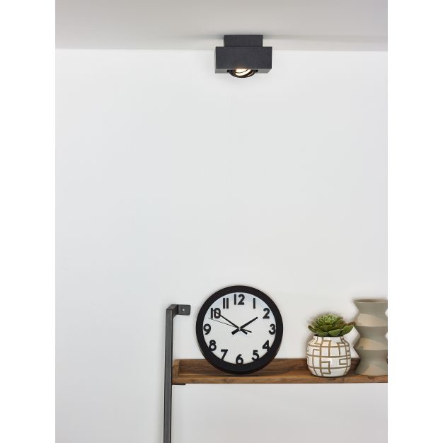 Lucide plafondspot Xirax led, zwart
