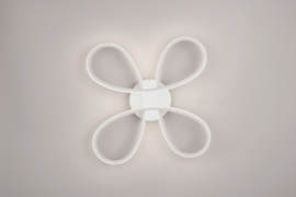 Trio lighting plafondlamp Fly led, wit incl. switch dimmer 40 cm