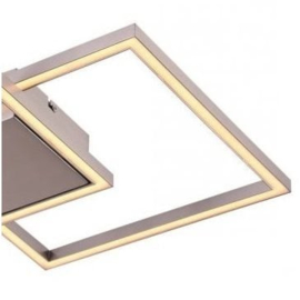 Freelight plafondlamp Falcon led, geborsteld staal