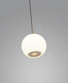 Helestra  hanglamp Bono led 1-lichts, caffee