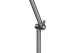 Trio lighting vloerlamp Enzo, mat nikkel