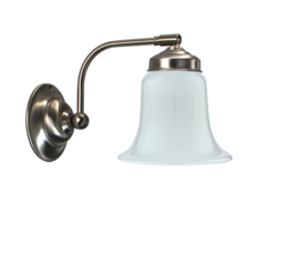 Old timerlight wandlamp Klokje, opaal