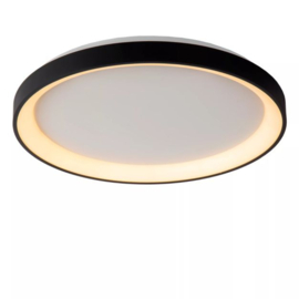 Lucide plafondlamp Vidal led, zwart 48 cm