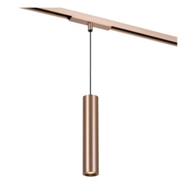 Lucide LINIAL LUXUS Hanglamp - 1-fase Railsysteem / Smart Railverlichting - Smart - 48V Track - 1xLED - Champagne